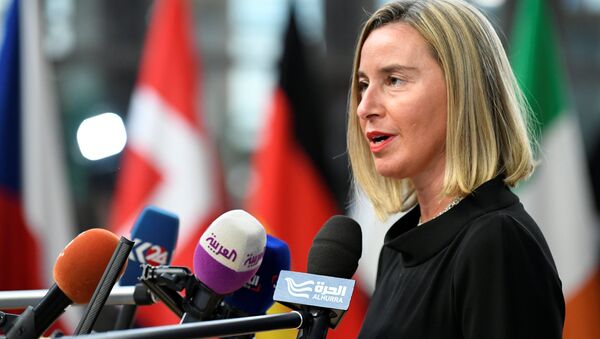 Federica Mogherini, la jefa de la diplomacia europea - Sputnik Mundo