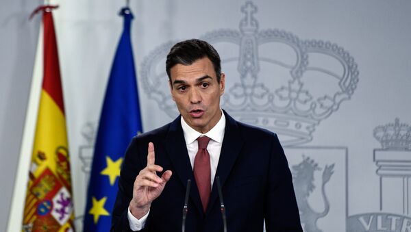 Pedro Sánchez, presidente del Gobierno español - Sputnik Mundo