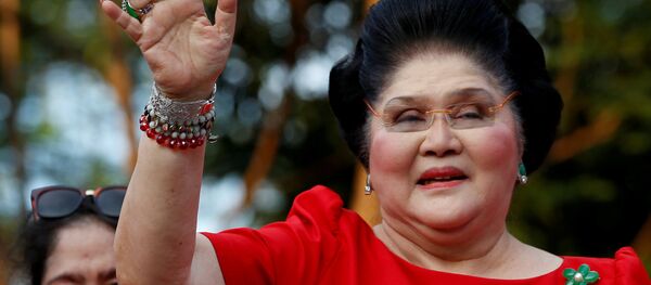 Imelda Marcos, ex primera dama y miembro de la Cámara de Representantes por la provincia de Ilocos Norte, Filipinas - Sputnik Mundo