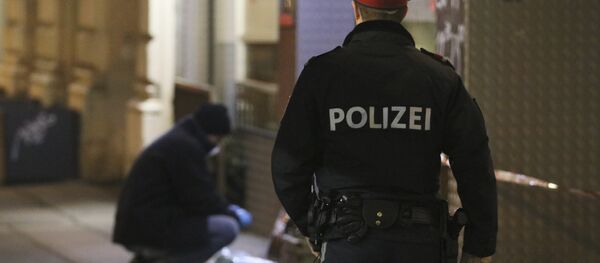 Policía austriaco (archivo) - Sputnik Mundo