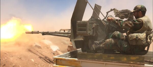 Un soldado del Ejército sirio (archivo) - Sputnik Mundo