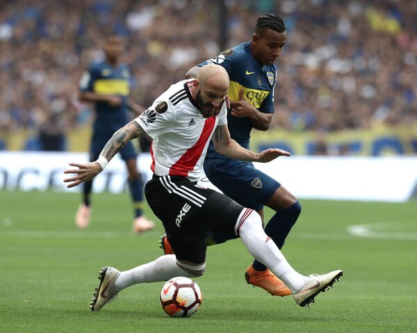 Los momentos más impactantes del superclásico de la Copa Libertadores - Sputnik Mundo