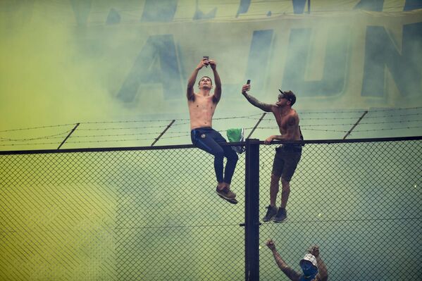 Los momentos más impactantes del superclásico de la Copa Libertadores - Sputnik Mundo