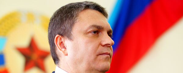 El jefe de la autoproclamada República Popular de Lugansk (RPL), Leonid Pásechnik - Sputnik Mundo