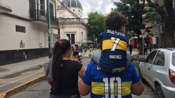 Aficionados en La Boca Aficionados en La Boca - Sputnik Mundo