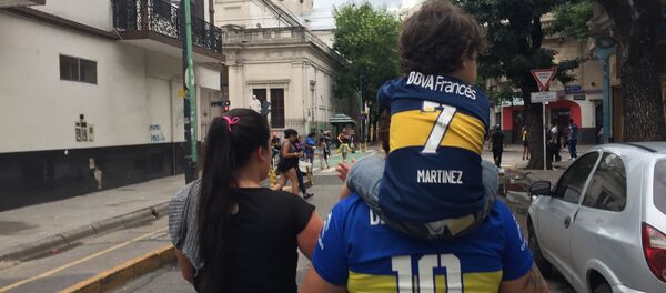 Aficionados en La Boca - Sputnik Mundo