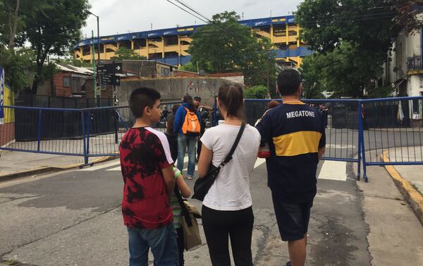 Aficionados en La Boca Aficionados en La Boca - Sputnik Mundo