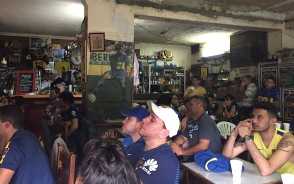 Aficionados en La Boca Aficionados en La Boca - Sputnik Mundo