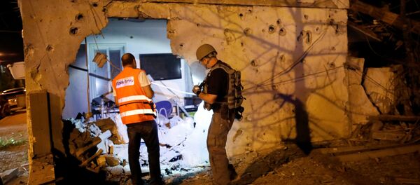 Destrucciones en la ciudad israelí de Ascalón tras el ataque del 12 de noviembre - Sputnik Mundo