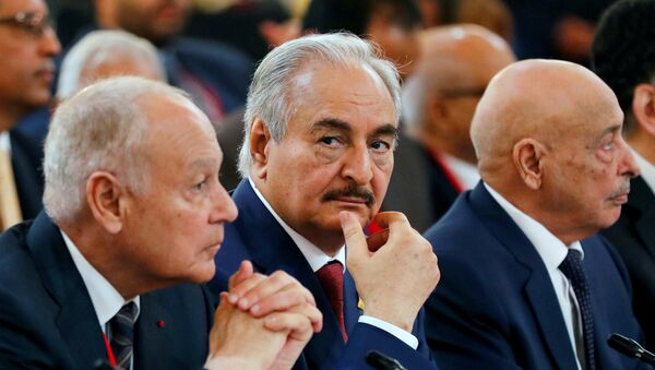 Jalifa Haftar, comandante del Ejército Nacional de Libia - Sputnik Mundo