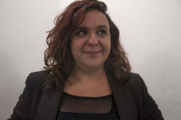 Marcela Turati coordinadora del proyecto de investigación “A donde van los desaparecidos” durante la presentación del trabajo - Sputnik Mundo