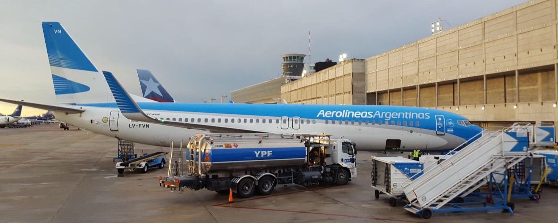 Avión de Aerolíneas Argentinas en el Aeroparque de Buenos Aires - Sputnik Mundo, 1920, 05.10.2021