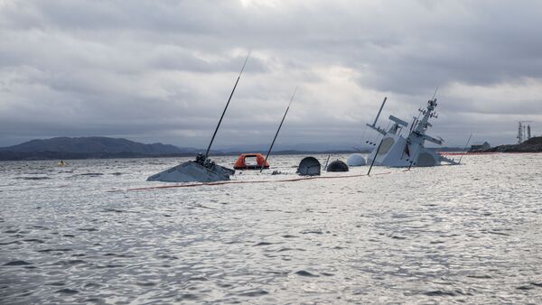 La fragata noruega Helge Ingstad - Sputnik Mundo