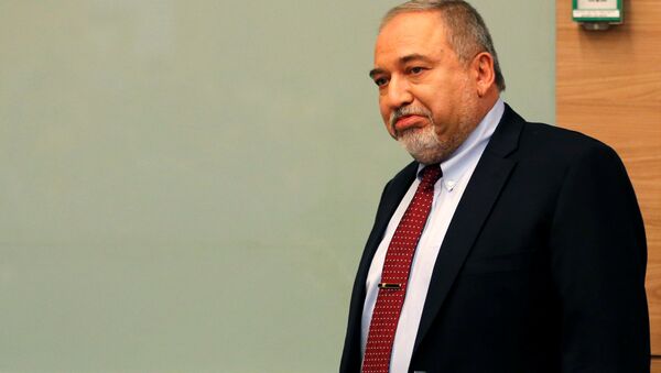 Avigdor Lieberman, ministro de Defensa israelí - Sputnik Mundo