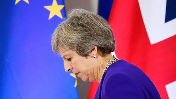 Theresa May,  primera ministra británica