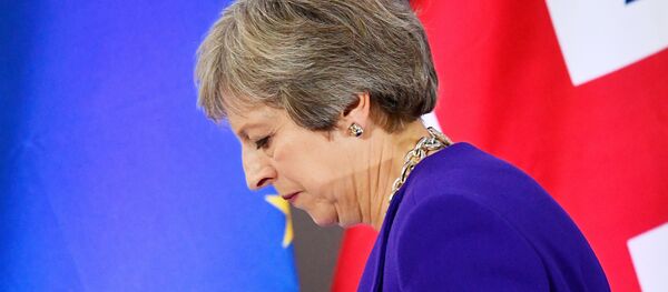 Theresa May,  primera ministra británica - Sputnik Mundo
