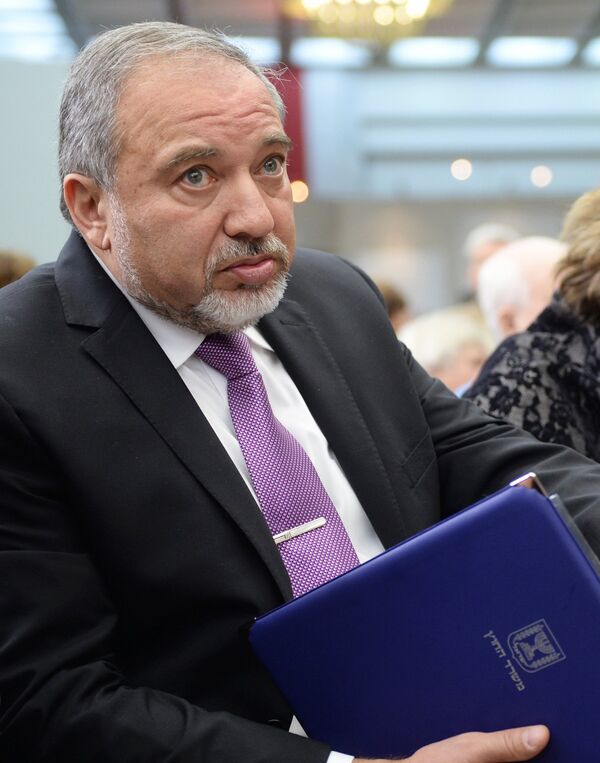 Avigdor Lieberman, político israelí, ministro saliente de Defensa - Sputnik Mundo