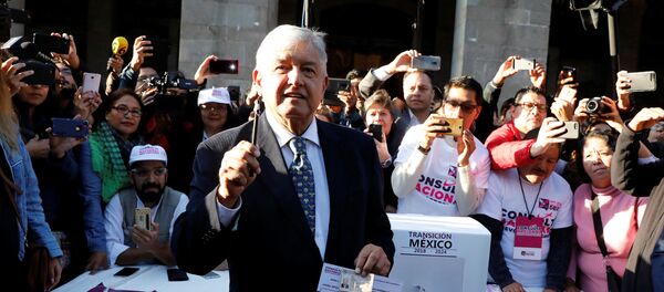 Andrés Manuel López Obrador,  presidente electo de México - Sputnik Mundo