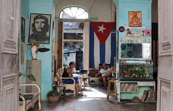En un barrio residencial en la Habana, Cuba - Sputnik Mundo