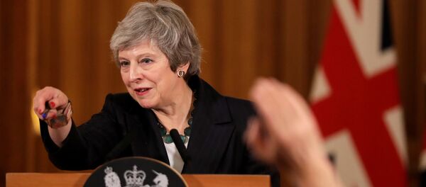 Theresa May, primera ministra británica - Sputnik Mundo