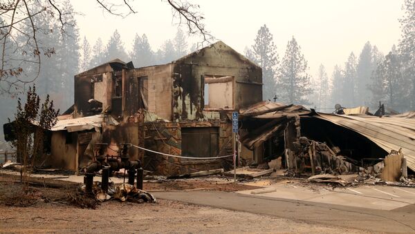 Consecuencias de los incendios en California Consecuencias de los incendios en California - Sputnik Mundo