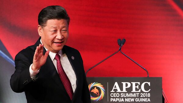 El presidente de China, Xi Jinping, durante la cumbre de la APEC - Sputnik Mundo