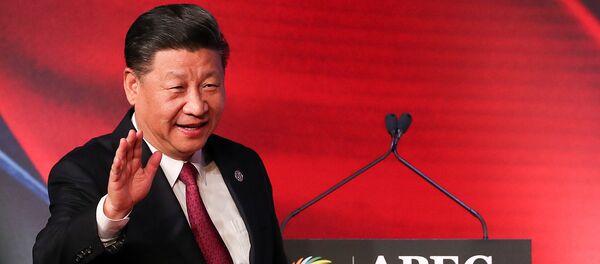 El presidente de China, Xi Jinping, durante la cumbre de la APEC - Sputnik Mundo