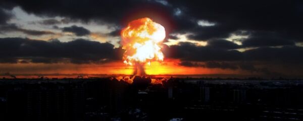 Una explosión en una ciudad, imagen referencial - Sputnik Mundo