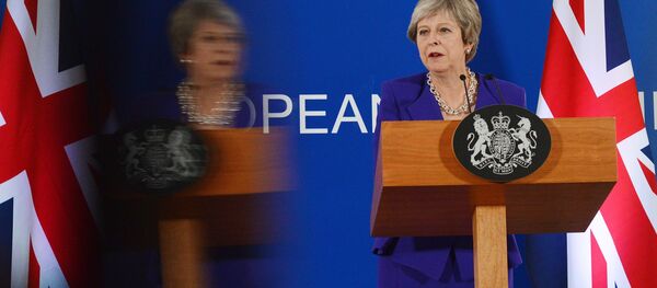 Theresa May, primera ministra del Reino Unido - Sputnik Mundo