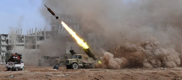 Lanzacohetes múltiples Golan en Siria (archivo) - Sputnik Mundo