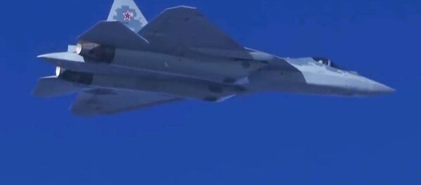 Los novedosos cazas Su-57 surcan los cielos sirios - Sputnik Mundo