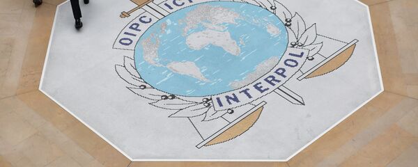 El logo de Interpol El logo de Interpol - Sputnik Mundo