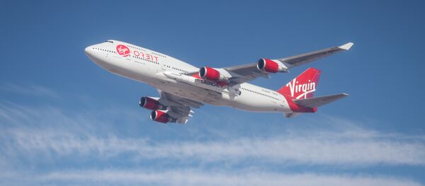 Un Boeing 747 de Virgin Orbit, foto archivo Un Boeing 747 de Virgin Orbit, foto archivo - Sputnik Mundo