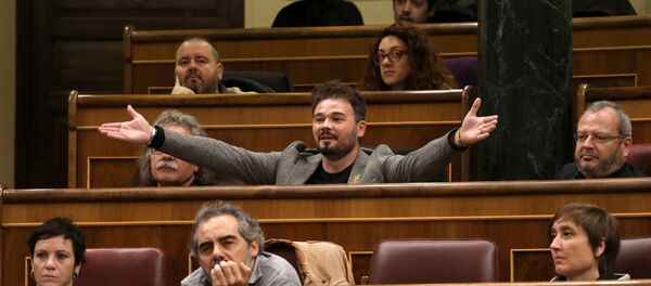 Gabriel Rufián, diputado independista de Esquerra Republicana de Cataluña - Sputnik Mundo