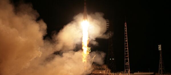 Lanzamiento del cohete Soyuz-FG Lanzamiento del cohete Soyuz-FG - Sputnik Mundo