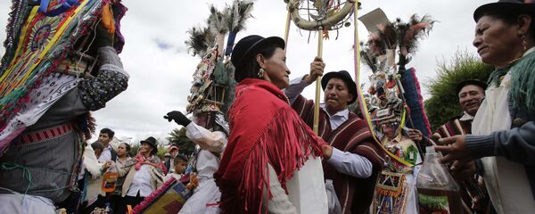 Indígenas de Ecuador (archivo) - Sputnik Mundo