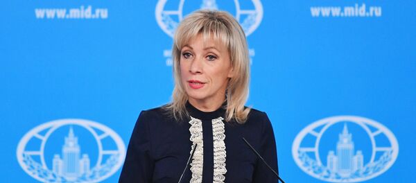 María Zajárova, la portavoz de la Cancillería rusa María Zajárova, la portavoz de la Cancillería rusa - Sputnik Mundo