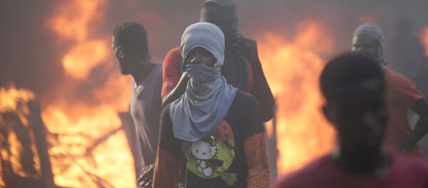 Protestas en Haití - Sputnik Mundo