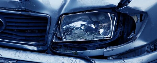 Un accidente de coche, referencial - Sputnik Mundo