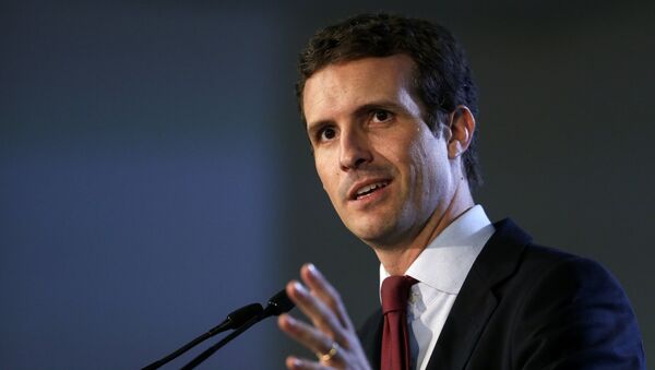 Pablo Casado, el presidente del PP - Sputnik Mundo