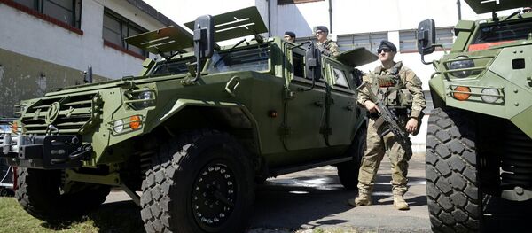 Parte del equipamiento de seguridad de la cumbre del G20 - Sputnik Mundo