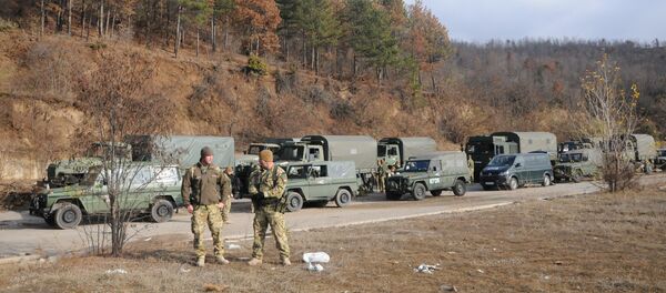 El grupo de operaciones especiales de Kosovo en la región de Mitrovica - Sputnik Mundo