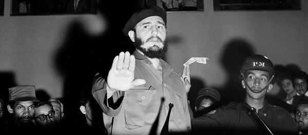 Fidel Castro en su primer viaje a Venezuela tras el triunfo de la Revolución en enero de 1959 Fidel Castro en su primer viaje a Venezuela tras el triunfo de la Revolución en enero de 1959 - Sputnik Mundo