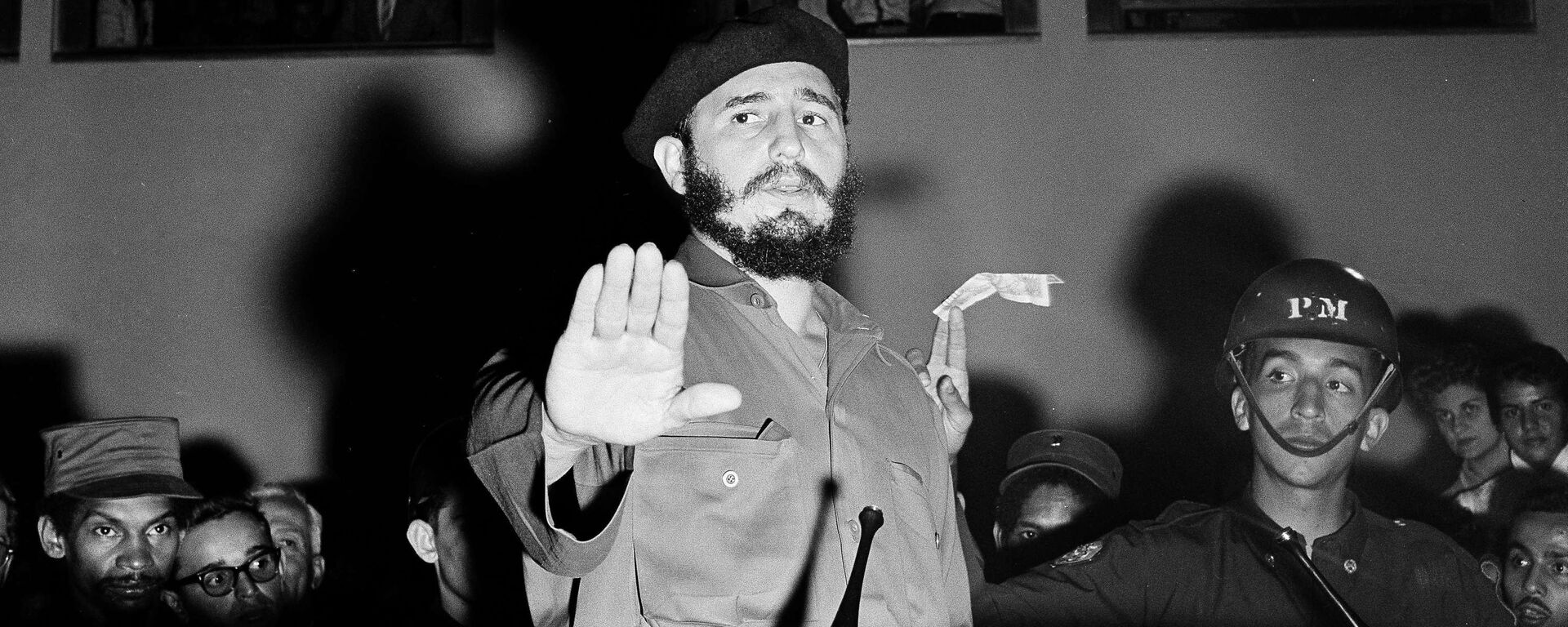 Fidel Castro en su primer viaje a Venezuela tras el triunfo de la Revolución en enero de 1959 - Sputnik Mundo, 1920, 25.11.2019