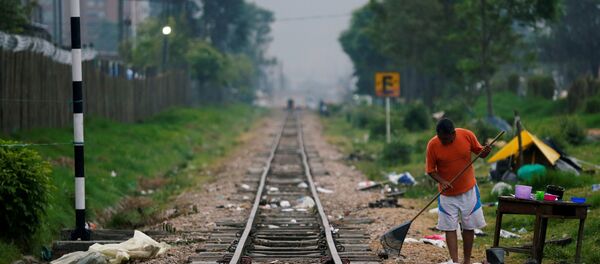 Un migrante venezolano - Sputnik Mundo