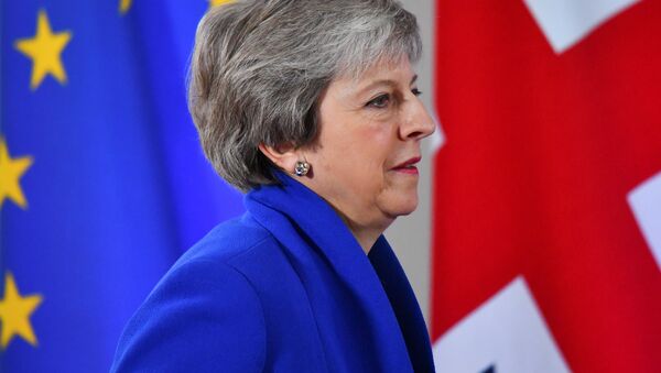 Theresa May, primera ministra del Reino Unido - Sputnik Mundo