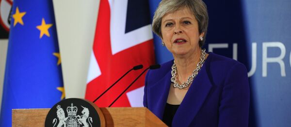 Theresa May, primera ministra del Reino Unido - Sputnik Mundo