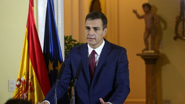Pedro Sánchez, presidente del Gobierno de España Pedro Sánchez, presidente del Gobierno de España - Sputnik Mundo