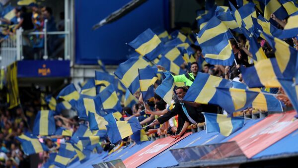Los hinchas de Boca Juniors Los hinchas de Boca Juniors - Sputnik Mundo