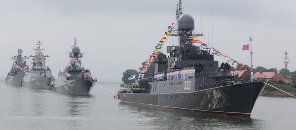 Buques de la Flota del Báltico, incluida la corbeta Stereguschi - Sputnik Mundo